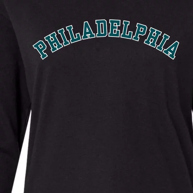 Philadelphia Lovers Gift Womens Cotton Relaxed Long Sleeve T-Shirt