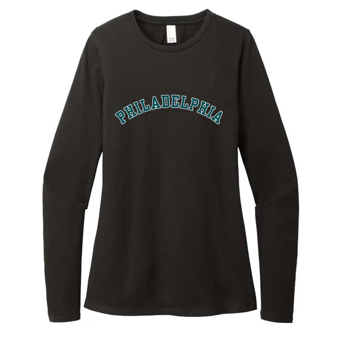 Philadelphia Lovers Gift Womens CVC Long Sleeve Shirt