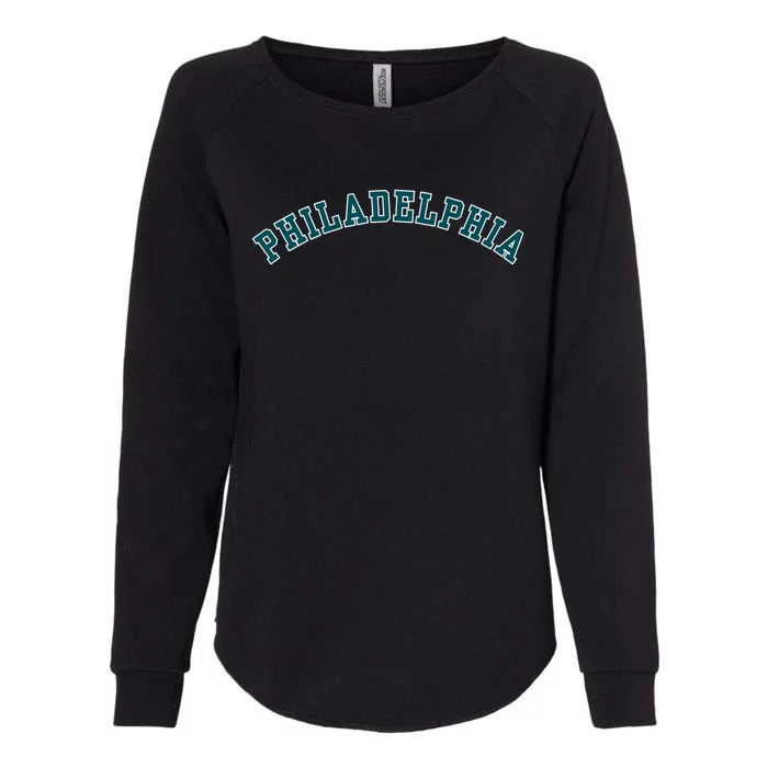 Philadelphia Lovers Gift Womens California Wash Sweatshirt