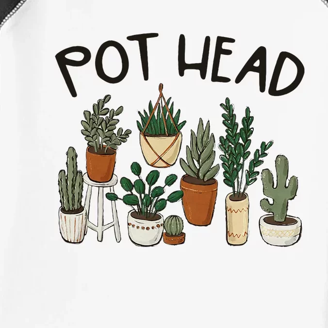 Plant Lover Gardener Pot Head Succulent Infant Baby Jersey Bodysuit