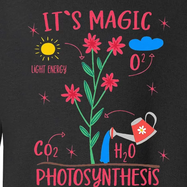 Plant Lover Gardener Magic Photosynthesis Plant Toddler Sweatshirt