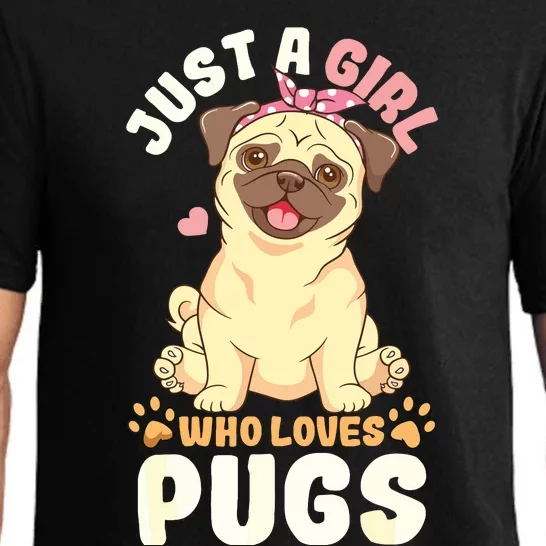 Pug Love Girl Pajama Set