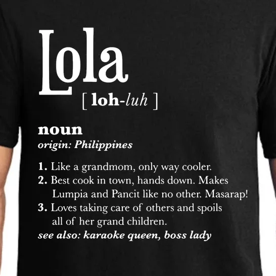 Philippines Lola Gift Pinoy Pajama Set