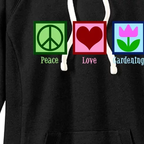 Peace Love Gardening Women's Fleece Hoodie