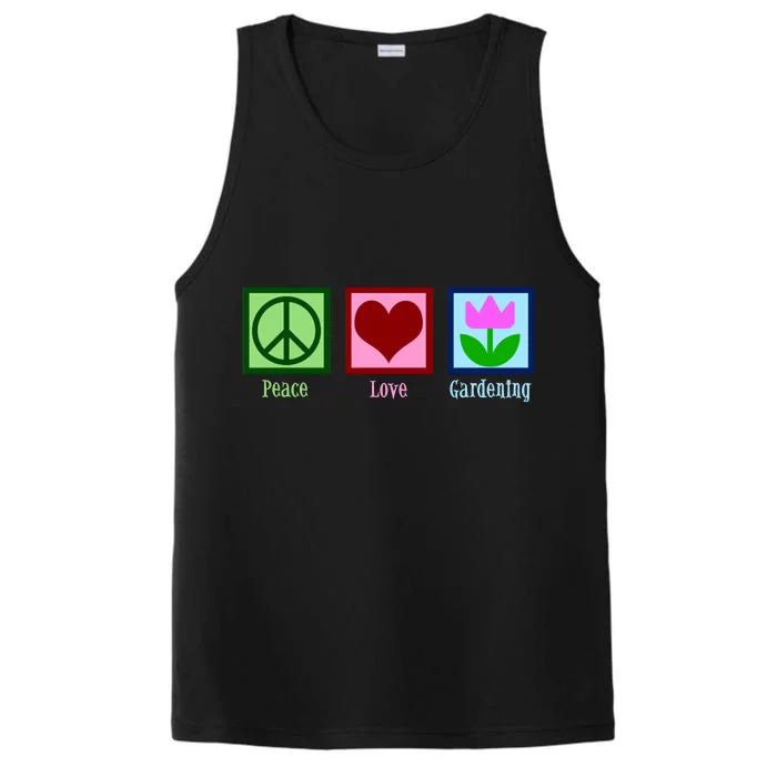 Peace Love Gardening Performance Tank