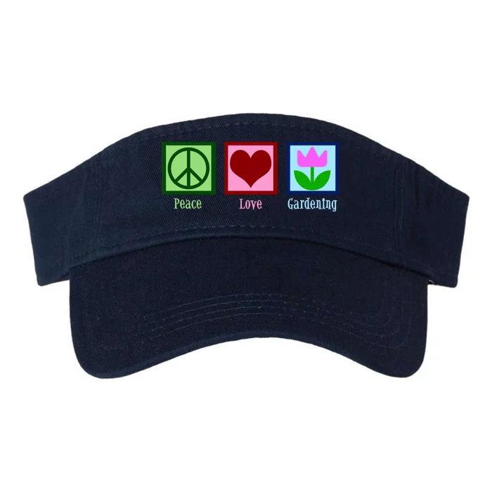 Peace Love Gardening Valucap Bio-Washed Visor