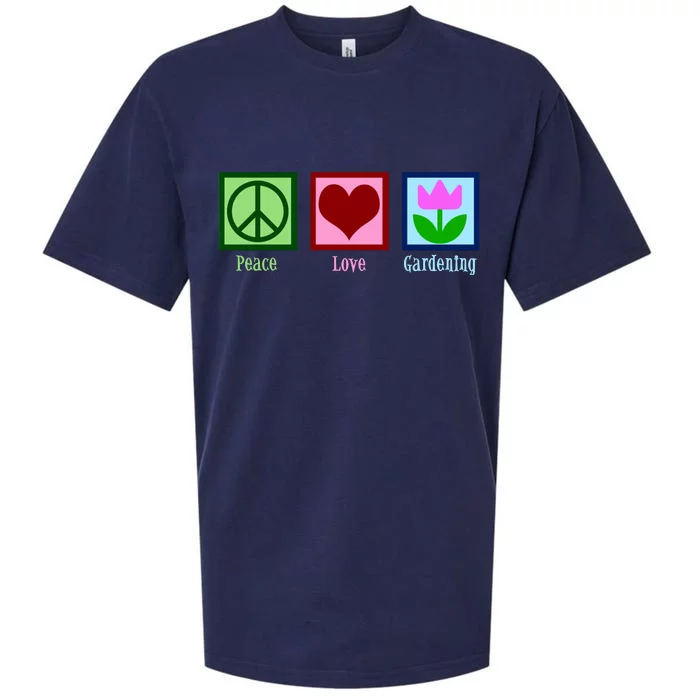 Peace Love Gardening Sueded Cloud Jersey T-Shirt