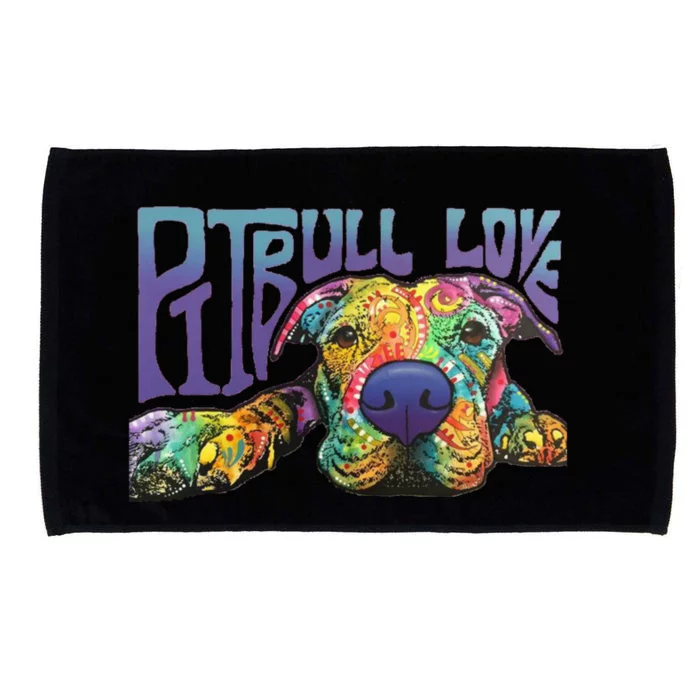 Pitbull Love Great Gift Unisex Microfiber Hand Towel