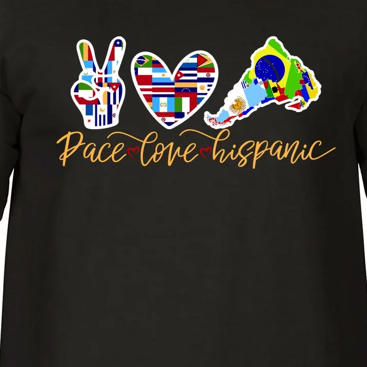 Peace Love Hispanic Heritage Month Comfort Colors T-Shirt