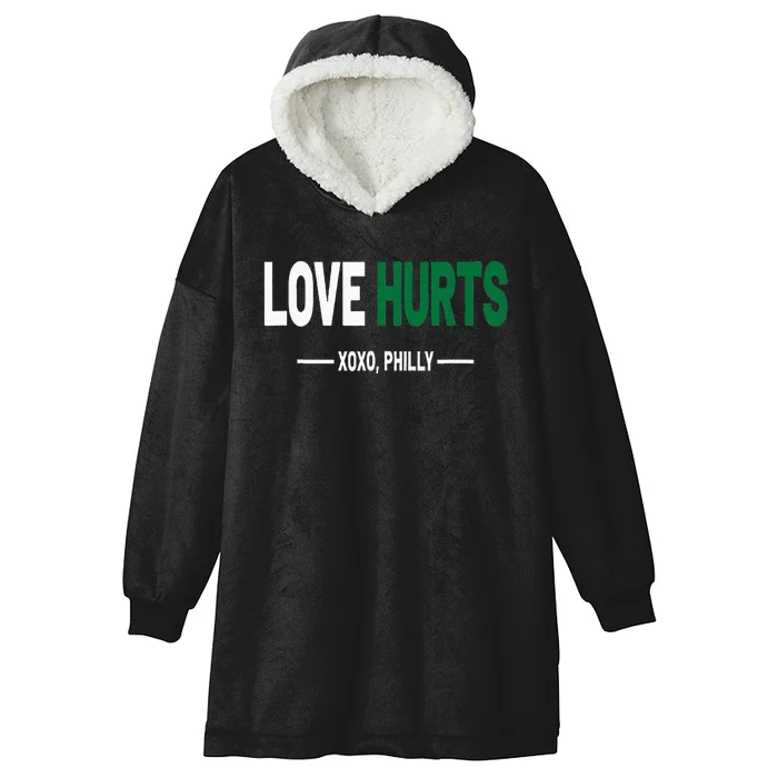 Philadelphia Love Hurts Fan Pride Hooded Wearable Blanket