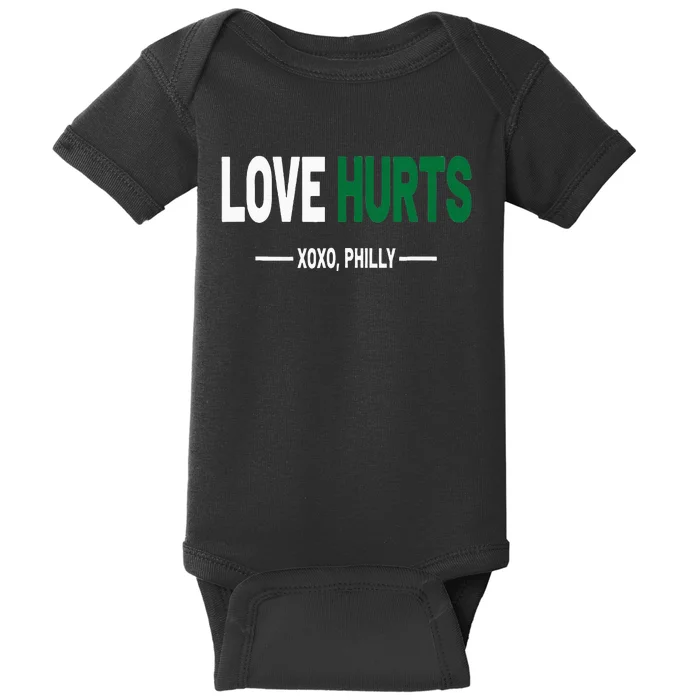 Philadelphia Love Hurts Fan Pride Baby Bodysuit