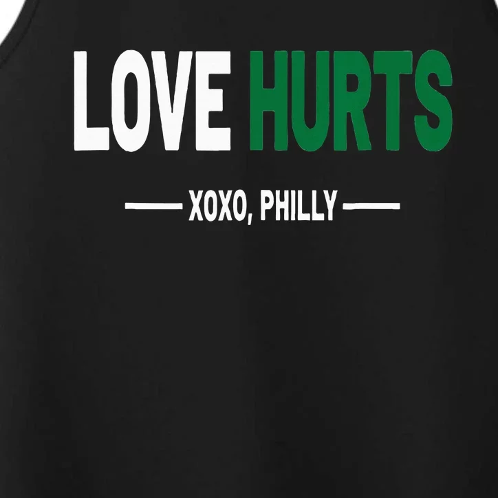 Philadelphia Love Hurts Fan Pride Performance Tank