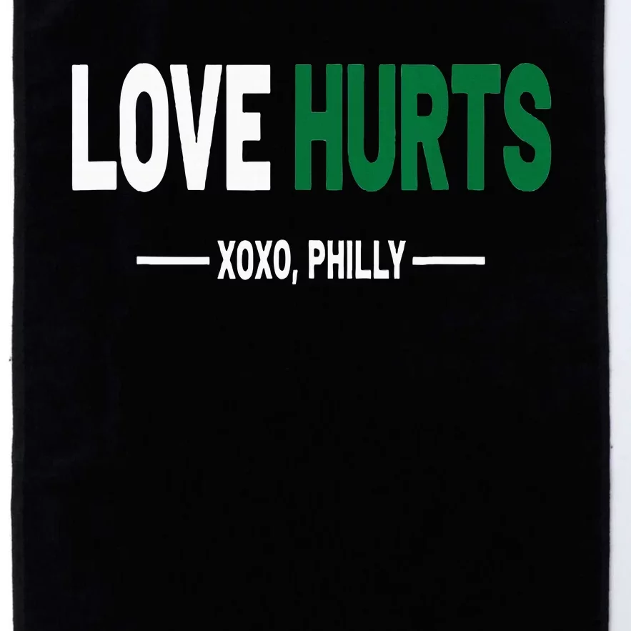 Philadelphia Love Hurts Fan Pride Platinum Collection Golf Towel