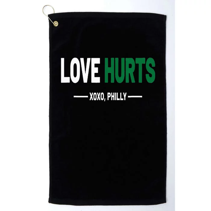 Philadelphia Love Hurts Fan Pride Platinum Collection Golf Towel