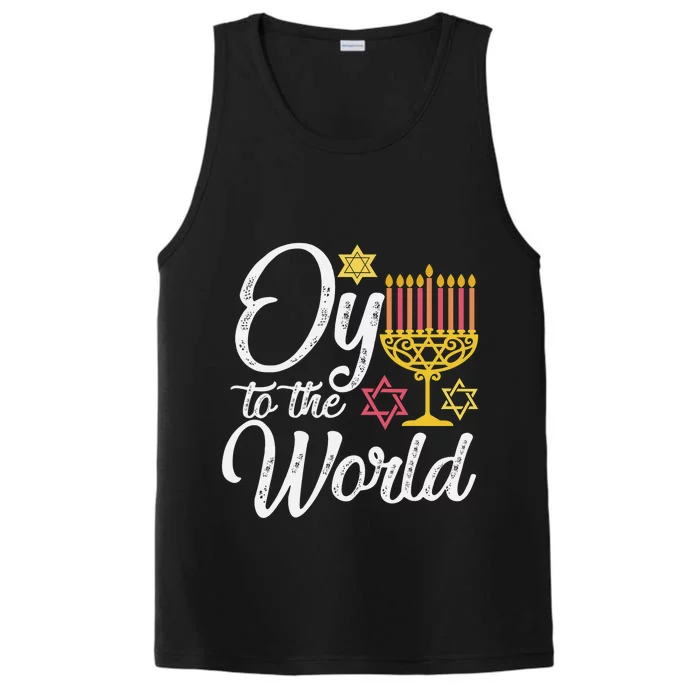 Peace Love Hanukkah Jewish Hanukkah Chanukah Performance Tank