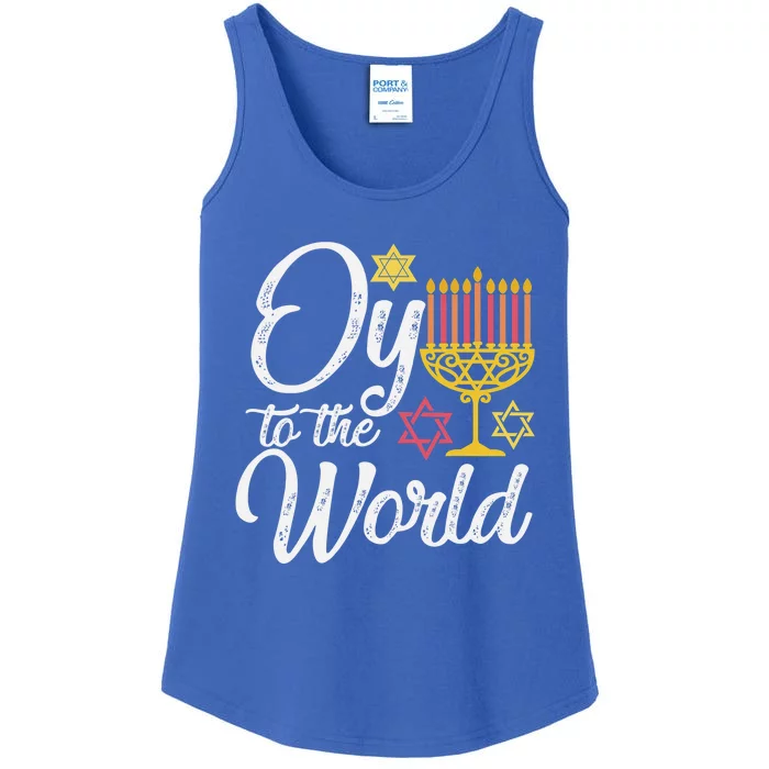 Peace Love Hanukkah Jewish Hanukkah Chanukah Ladies Essential Tank