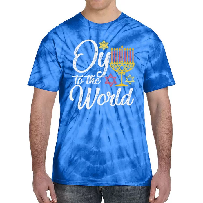 Peace Love Hanukkah Jewish Hanukkah Chanukah Tie-Dye T-Shirt