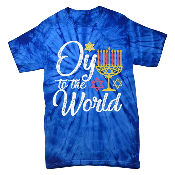 Peace Love Hanukkah Jewish Hanukkah Chanukah Tie-Dye T-Shirt