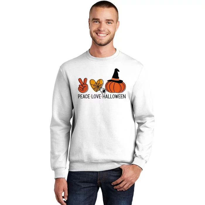 Peace Love Halloween Sweatshirt