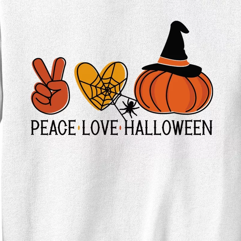 Peace Love Halloween Sweatshirt