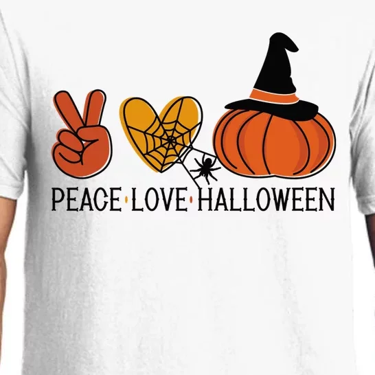 Peace Love Halloween Pajama Set