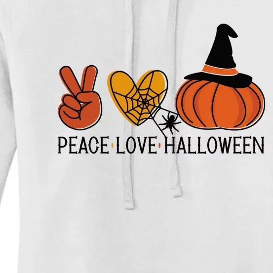 Peace Love Halloween Women's Pullover Hoodie