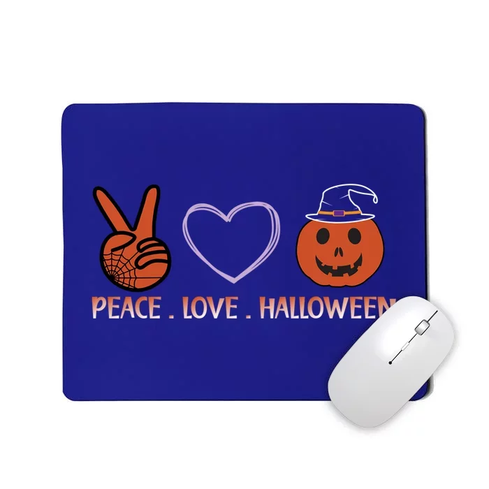 Peace Love Halloween Spirit Spooky Necrocer Cool Gift Mousepad