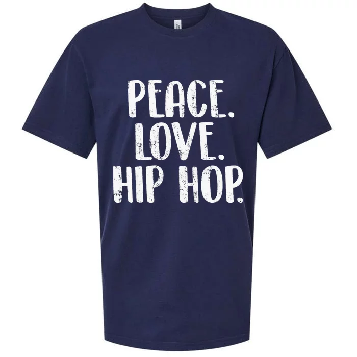 Peace Love Hip Hop HipHop Dancer Breakdance Breakdancing Sueded Cloud Jersey T-Shirt