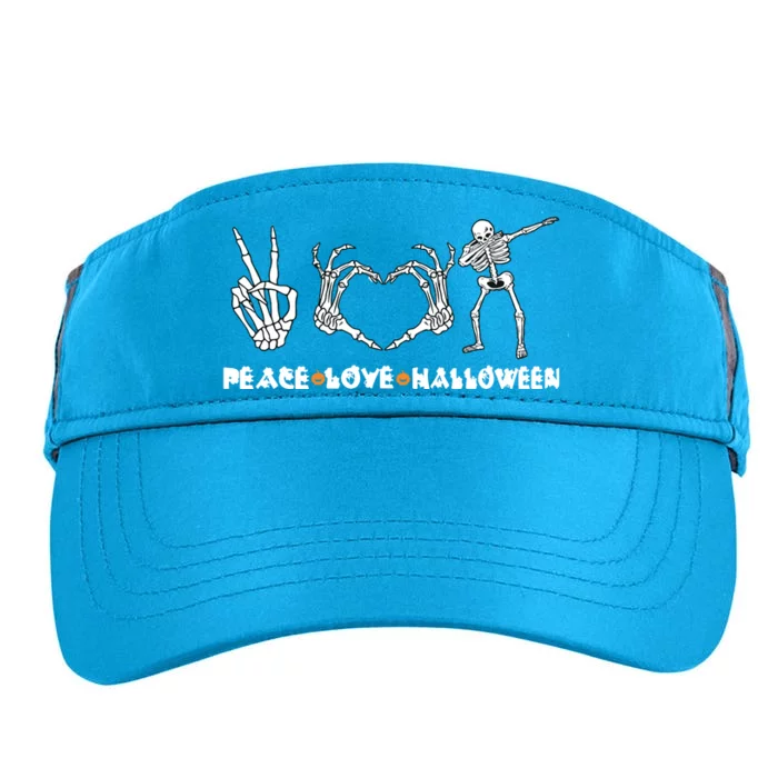 Peace Love Halloween Funny Skeleton Hands Happy Halloween Adult Drive Performance Visor