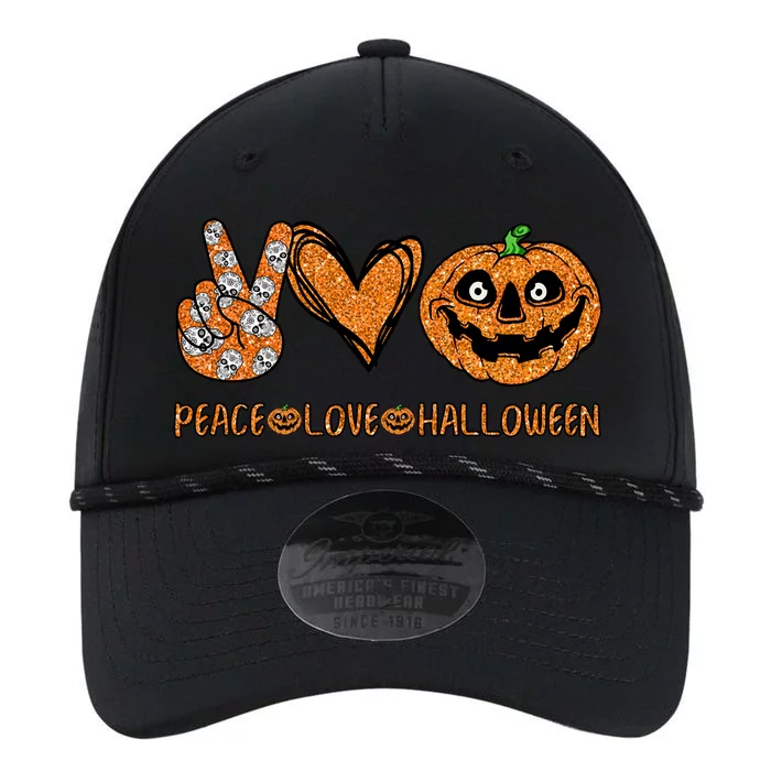 Peace Love Halloween Funny Cool Gift Performance The Dyno Cap