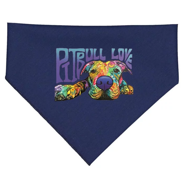 Pitbull Love Hoodie Unisex USA-Made Doggie Bandana