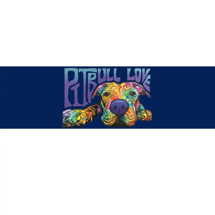 Pitbull Love Hoodie Unisex Bumper Sticker