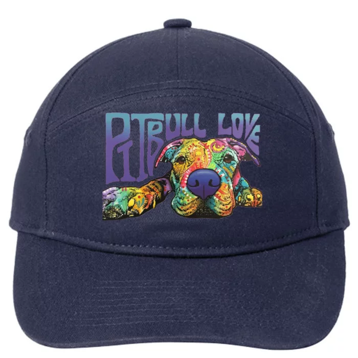 Pitbull Love Hoodie Unisex 7-Panel Snapback Hat