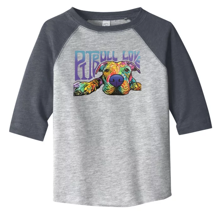 Pitbull Love Hoodie Unisex Toddler Fine Jersey T-Shirt