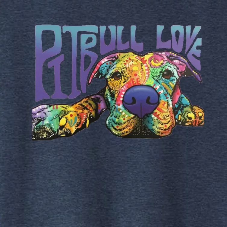 Pitbull Love Hoodie Unisex Women's Crop Top Tee