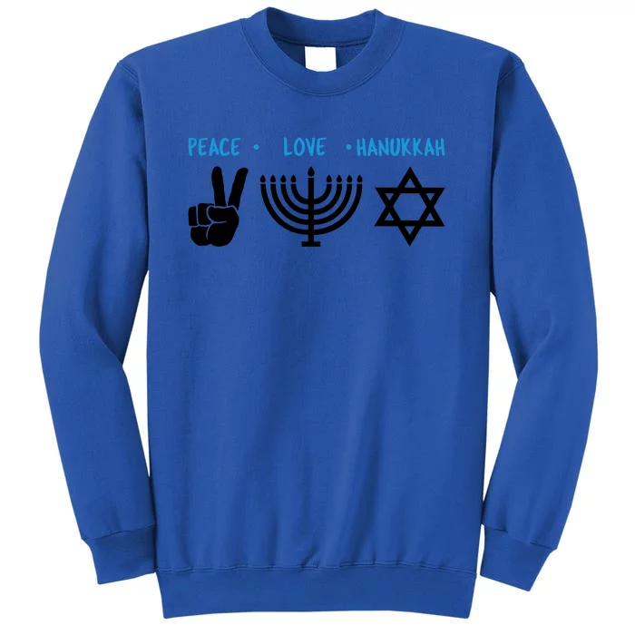 Peace Love Hanukkah Jewish Hanukkah Chanukah Sweatshirt