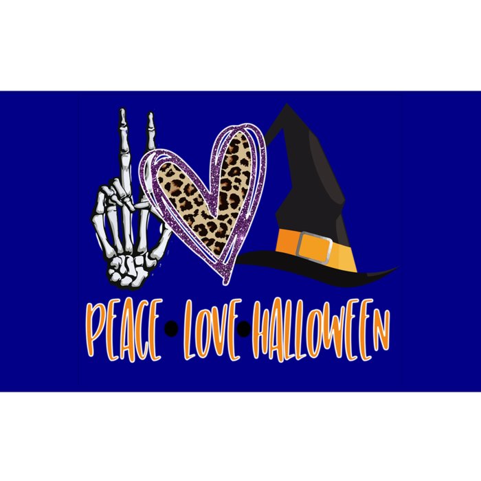 Peace Love Halloween Gift Bumper Sticker