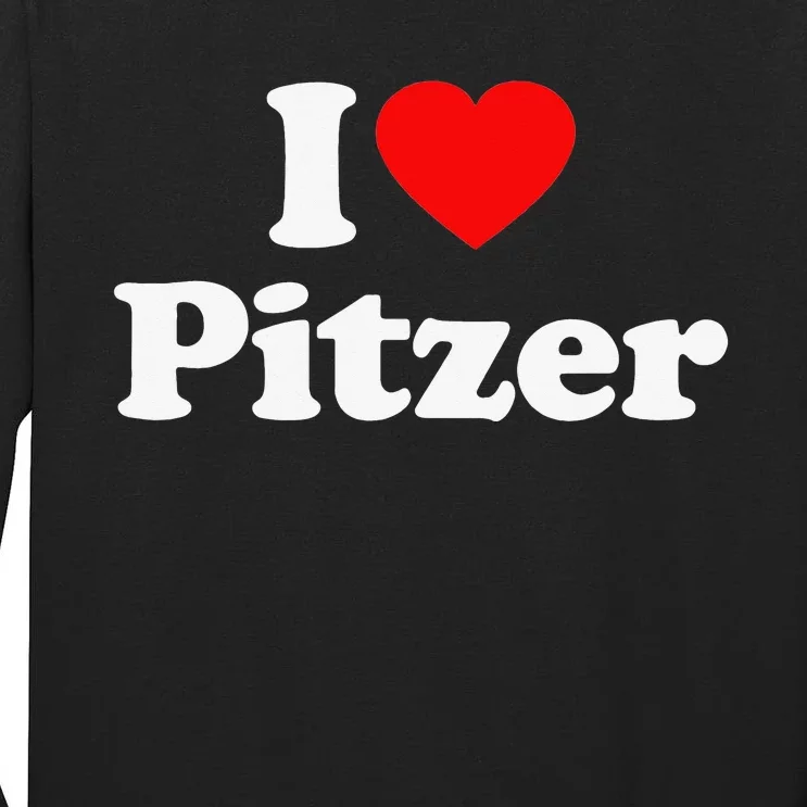 Pitzer Love Heart College University Alumni _ Tall Long Sleeve T-Shirt