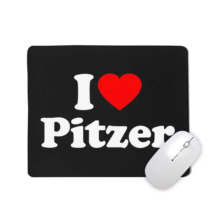 Pitzer Love Heart College University Alumni _ Mousepad