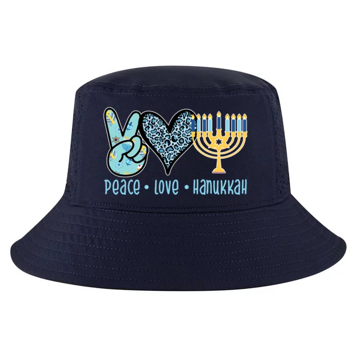 Peace Love Hanukkah Cool Comfort Performance Bucket Hat