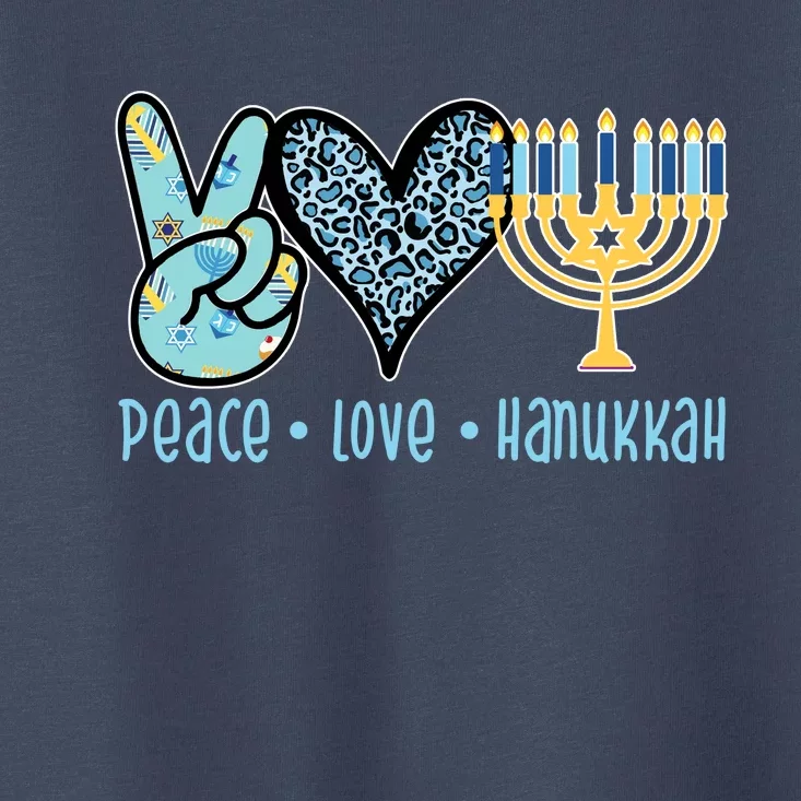 Peace Love Hanukkah Toddler T-Shirt