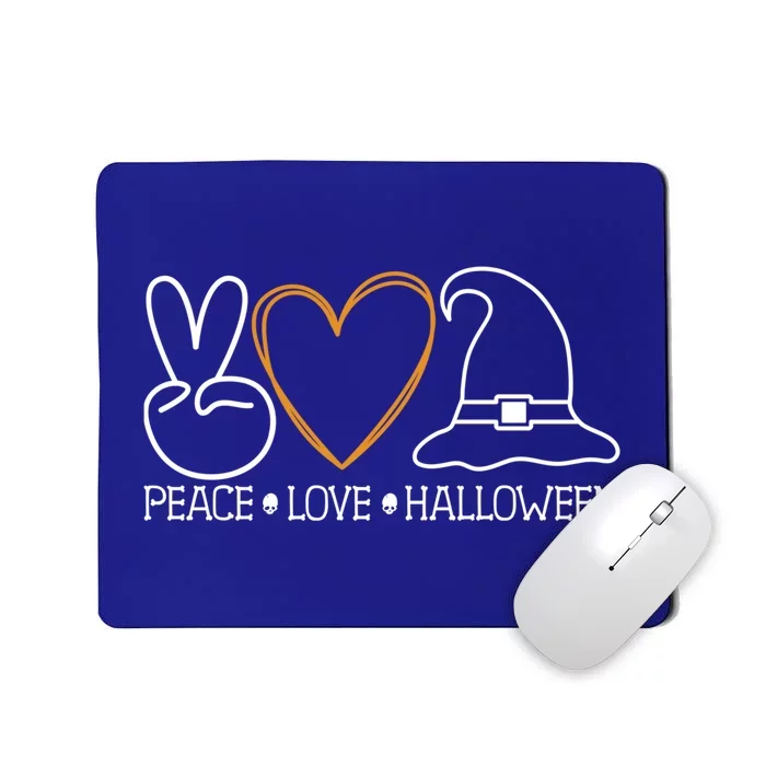 Peace Love Halloween Cool Gift Mousepad