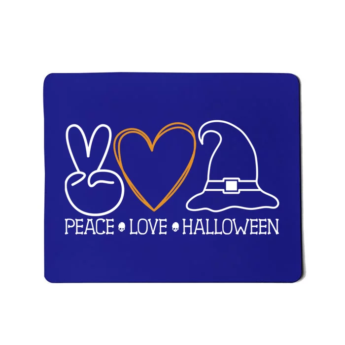 Peace Love Halloween Cool Gift Mousepad