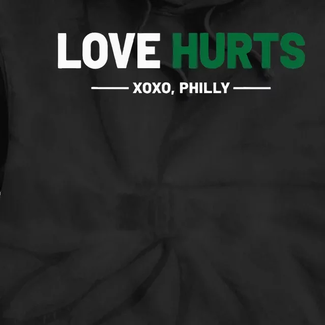 Philadelphia Love Hurts Philly Fan Pride Cute Tie Dye Hoodie