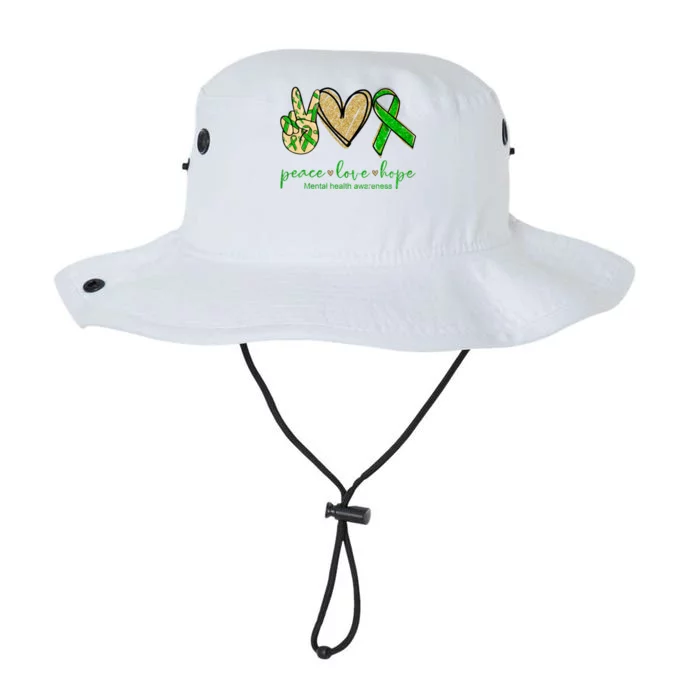 Peace Love Hope Mental Health Awareness Legacy Cool Fit Booney Bucket Hat