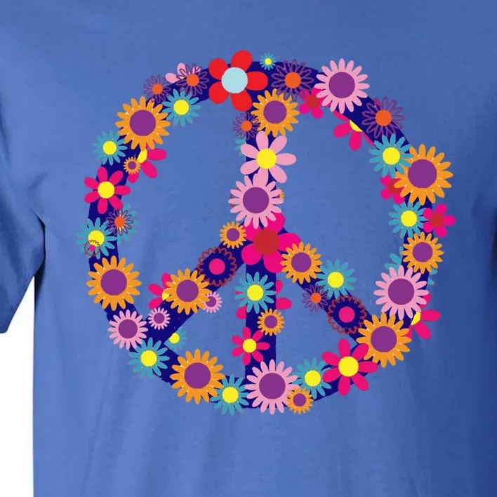 Peace Love Hippie Costume Tie Die 60s 70s Yoga Outfit Gift Tall T-Shirt