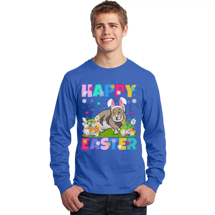 Pika Lover Happy Easter Bunny Pika Easter Sunday Gift Tall Long Sleeve T-Shirt