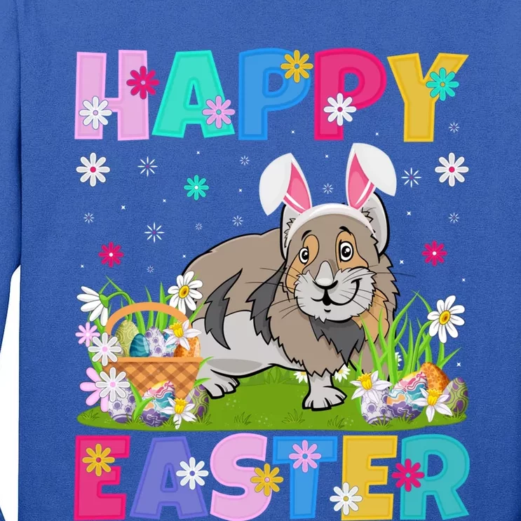 Pika Lover Happy Easter Bunny Pika Easter Sunday Gift Tall Long Sleeve T-Shirt