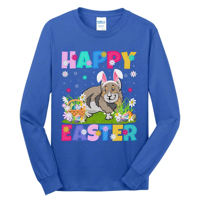 Pika Lover Happy Easter Bunny Pika Easter Sunday Gift Tall Long Sleeve T-Shirt