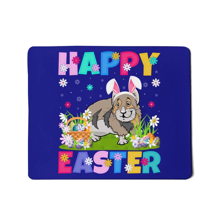 Pika Lover Happy Easter Bunny Pika Easter Sunday Gift Mousepad